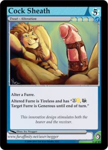 Rating: Explicit Score: 0 Tags: animal_genitalia anthro balls card card_template e621 english_text erection felid furoticon genitals humanoid_genitalia humanoid_penis lion male mammal negy pantherine penis sheath solo text trading_card trading_card_game trading_card_template User: bunchy7s