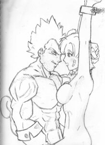 Rating: Explicit Score: 0 Tags: biceps bodybuilder breasts breasts_on_chest bulma_briefs dragon_ball dragon_ball_z female human husband_and_wife male muscles nippleless_male rule34 straight straight_hair vegeta User: bunchy7s
