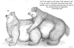Rating: Questionable Score: 0 Tags: bd big_butt butt canid canine canis dialogue domestic_dog duo e621 english_text feral humor male male/male mammal monochrome morbidly_obese obese overweight quadruped tail text weight_gain User: bunchy7s
