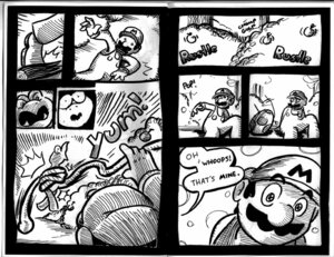 Rating: Explicit Score: 0 Tags: comic female human interspecies jake_lion male mario mario_(series) monochrome nintendo nude rule34 straight super_mario_bros. tagme vore yoshi User: bunchy7s