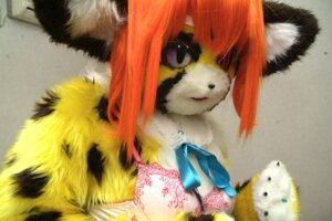 Rating: Questionable Score: 0 Tags: anthro bra clothing cosplay costume e621 felid female fursuit grandfathered_content hair leopard mammal mask orange_hair pantherine photography_(artwork) real ribbons solo tetetor-oort tirol underwear User: bunchy7s