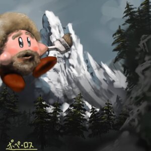 Rating: Safe Score: 0 Tags: 1:1 afro alien beard bob_ross brush e621 facial_hair kinky_hair kirby kirby_(series) koki low_res male nintendo not_furry paintbrush painting_(object) parody solo User: bunchy7s