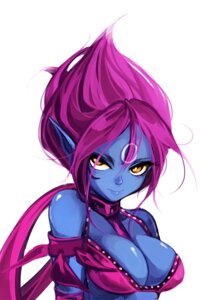 Rating: Questionable Score: 0 Tags: 2:3 arseyou between_breasts big_breasts blue_body blue_skin breasts cleavage clothed clothing dark_elf e621 elf evelynn_(lol) facial_markings female forehead_mark hair head_markings humanoid humanoid_pointy_ears league_of_legends markings not_furry pink_hair pointy_ears purple_hair riot_games short_hair simple_background smile solo tencent white_background yellow_eyes User: bunchy7s