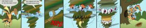 Rating: Safe Score: 0 Tags: accidental_lesbian applejack_(mlp) blonde_hair blue_body blue_feathers blue_fur bound cgeta clothing comic cowboy_hat cutie_mark dialogue e621 earth_pony english_text equid equine feathered_wings feathers female feral friendship_is_magic fur grass green_eyes hair hasbro hat headgear headwear hi_res horse lasso long_image mammal multicolored_hair my_little_pony mythological_creature mythological_equine mythology orange_body orange_fur outside pegasus plant pony purple_eyes rainbow_dash_(mlp) rainbow_hair sky tail text tornado tree wide_image wings wood User: bunchy7s