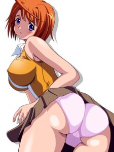 Rating: Explicit Score: 0 Tags: 1girls ahoge artist_request ass blush breasts clothing erect_nipples erect_nipples_under_clothes female from_behind highres large_breasts looking_back medium_breasts my-hime nipples orange_hair panties pleated_skirt purple_eyes purple_panties red_hair rule34 school_uniform serafuku skirt solo tokiha_mai trefoil underwear User: bunchy7s