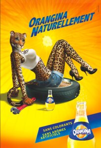 Rating: Safe Score: 0 Tags: advertisement anthro beverage_bottle biped bottle bottomwear clothed clothing container denim denim_clothing e621 felid female ffl_paris footwear french_text high_heels legs_up leopard looking_at_viewer mammal midriff official_art orangina pantherine pose shoes shorts skimpy solo suntory_holdings_limited tail text tools translated wrench User: bunchy7s