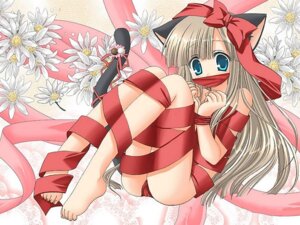 Rating: Explicit Score: 0 Tags: bondage female naked_ribbon nipples nude rule34 solo User: bunchy7s