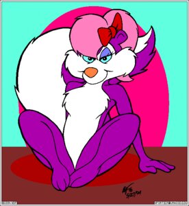 Rating: Questionable Score: 0 Tags: 1994 accessory anthro black_border border bow_(feature) bow_accessory bow_ribbon breasts countershading e621 female fifi_la_fume hair_accessory hair_bow hair_ribbon mammal mephitid nude ribbons skunk solo striped_skunk tail tiny_toon_adventures toony vintage warner_brothers wdf User: bunchy7s