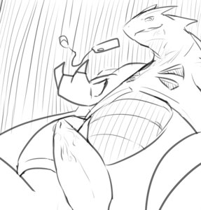 Rating: Explicit Score: 0 Tags: claws feral male male_only monochrome nude penis pokemon pokemon_(species) rule34 solo tagme tyranitar User: bunchy7s
