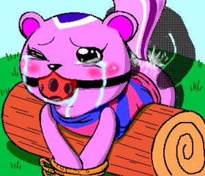 Rating: Explicit Score: 0 Tags: animal_crossing anthro arms_tied black_eyes black_sclera blush bondage cum cum_inside drooling female forced furry gag nintendo no_humans peanut_(animal_crossing) pink_fur pink_hair rape rule34 squirrel straight_hair tied_up User: bunchy7s