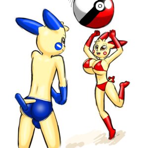 Rating: Questionable Score: 0 Tags: anthro anthrofied ball beach_ball big_breasts bikini breasts brother_(lore) brother_and_sister_(lore) bulge butt cleavage clothed clothing duo e621 female generation_3_pokemon glint_kusemurai happy huge_breasts inflatable male mammal minun navel nintendo norithics open_mouth plusle pokeball pokeball_ball pokeball_beach_ball pokemon pokemon_(species) pokemorph pool_toy sibling_(lore) simple_background sister_(lore) smile spark_kusemurai standard_pokeball swimwear tail tight_clothing two-piece_swimsuit white_background User: bunchy7s