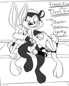 Rating: Explicit Score: 0 Tags: 0r0 3_toes age_difference anthro balls big_eyes big_head black_nose blush buster_bunny canon_x_oc classroom collaborative collaborative_fellatio collaborative_oral collaborative_sex desk e621 english_text erection feet fellatio furniture genitals greyscale group group_sex lagomorph leporid licking looney_tunes male male/male male_penetrated male_penetrating male_penetrating_male mammal mephitid monochrome on_desk oral oral_penetration penetration penile penis penis_lick pepe_le_pew rabbit restricted_palette school sex sitting skunk slicky1337 smile smirk table text threesome tiny_toon_adventures toes tongue tongue_out toony trio warner_brothers young young_anthro User: bunchy7s