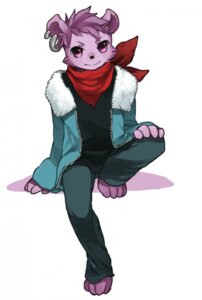 Rating: Safe Score: 0 Tags: anthro bear biped candywolfie clothing coat e621 ear_piercing fur_trim_(clothing) giant_panda hi_res jacket jelli_(jellithepanda) male mammal mime piercing pink_eyes pudding0728 purple_body scarf shadow simple_background sitting solo topwear white_background User: bunchy7s