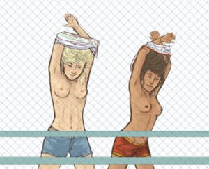 Rating: Explicit Score: 0 Tags: 2girls armpits artist_request blonde blonde_hair blush blushing breasts breasts_out breasts_out_of_clothes brittany_pierce brown_hair cutoffs dark-skinned_female dark_skin denim_shorts exposed exposed_breasts female female_focus female_only fence glee_(tv_series) long_hair looking_away midriff multiple_females multiple_girls navel nipples public public_exposure rule34 santana_lopez shirt shirt_lift short_shorts shorts small_breasts tagme white_background white_shirt yuri User: bunchy7s