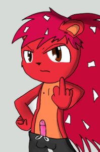 Rating: Explicit Score: 0 Tags: anthro flaky_(htf) front_view furry genderswap genderswap_(ftm) hand_on_hip happy_tree_friends male male_only middle_finger penis porcupine rodent rule34 rule_63 solo standing tagme topless User: bunchy7s