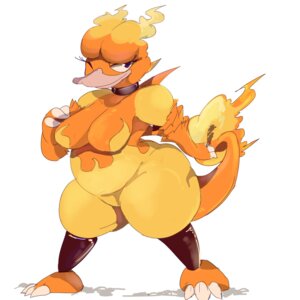 Rating: Questionable Score: 0 Tags: 1:1 anthro biped breasts e621 female fire flaming_tail generation_1_pokemon hi_res magmar nintendo nude overweight overweight_anthro overweight_female pokemon pokemon_(species) shamelesss simple_background solo standing tail white_background User: bunchy7s