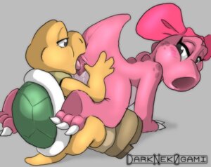 Rating: Explicit Score: 0 Tags: anilingus anthro birdetta birdo bow darknek0gami female furry koopa koopa_troopa mario_(series) nintendo oral rimming rule34 rule_63 scalie smooth_skin turtle User: bunchy7s