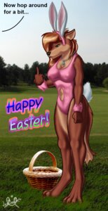 Rating: Questionable Score: 0 Tags: anthro basket bunny_costume canid canine clothing container costume dialogue e621 easter easter_basket english_text fake_ears fake_rabbit_ears fake_rabbit_tail fake_tail female gesture hand_gesture hi_res holiday_message holidays lord_magicpants mammal middle_finger solo tail text User: bunchy7s Rating: Questionable Score: 0 Tags: anthro basket bunny_costume canid canine clothing container costume dialogue e621 easter easter_basket english_text fake_ears fake_rabbit_ears fake_rabbit_tail fake_tail female gesture hand_gesture hi_res holiday_message holidays lord_magicpants mammal middle_finger solo tail text User: bunchy7s