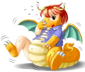 Rating: Safe Score: 0 Tags: 2005 ambiguous_gender claws clothing dragon dragonite e621 edmol generation_1_pokemon horn membrane_(anatomy) membranous_wings mythological_creature mythological_scalie mythology nintendo orange_body orange_skin pokemon pokemon_(species) scales scalie shirt simple_background solo tail topwear transformation white_background wings User: bunchy7s