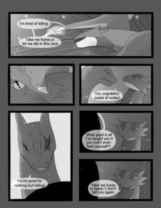 Rating: Safe Score: 0 Tags: blizzard_(weather) cave charizard claws comic dialogue digital_drawing_(artwork) digital_media_(artwork) dragon duo e621 english_text feral front_view generation_1_pokemon generation_3_pokemon greyscale hi_res male monochrome mythological_creature mythological_scalie mythology nintendo pokemon pokemon_(species) salamence scalie scar shaded side_view simple_shading snow snowing speech_bubble tderek99 text three-quarter_view winter User: bunchy7s