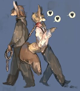 Rating: Safe Score: 0 Tags: black_nose blue_background bottomwear brown_body brown_fur brown_hair brown_nose canid canine chain chain_leash clothed clothing collar duo e621 female footwear fur hair heart_symbol leash male mammal pants red_collar robi shirt shoes simple_background tail tan_body tan_fur tan_hair topwear walking User: bunchy7s Rating: Safe Score: 0 Tags: black_nose blue_background bottomwear brown_body brown_fur brown_hair brown_nose canid canine chain chain_leash clothed clothing collar duo e621 female footwear fur hair heart_symbol leash male mammal pants red_collar robi shirt shoes simple_background tail tan_body tan_fur tan_hair topwear walking User: bunchy7s