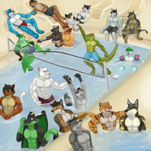 Rating: Questionable Score: 0 Tags: 1:1 2013 abs absurd_res alligator alligatorid anthro armadillo ball biceps black_body black_fur black_hair black_nose blue_body blue_fur brown_hair bulge canid canine canis cannonball chair claws clef_(clefwolf) clothed clothing countershading croc_(crocdragon89) crocodilian domestic_dog dragon e621 entangled eyebrows eyes_closed facial_piercing fangs felid floppy_ears flotation_device fur furniture gloves_(marking) green_body green_eyes green_fur grey_body grey_fur grey_hair grin group hair hand_holding happy hi_res horn husky interspecies jason_takayama laugh lounge_chair lying male male/male mammal markings mike_(artist) muscular mythological_creature mythological_scalie mythology net nipples nordic_sled_dog nose_piercing nose_ring on_back open_mouth orange_body orange_fur pantherine pecs piercing pink_nose playing procyonid raccoon raised_arm reclining reptile ring_piercing scalie septum_piercing sitting smile speedo spitz sport standing striped_markings striped_tail stripes surprised swimming_pool swimwear tail tail_markings tan_body tan_fur teeth tiger tongue tongue_out topless volleyball volleyball_(ball) volleyball_net water white_body white_fur wolf xenarthran yellow_body yellow_eyes yellow_fur User: bunchy7s