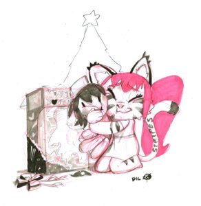 Rating: Safe Score: 0 Tags: biped carrying_another child christmas christmas_star christmas_tree christmas_tree_topper clothing doll dress duo e621 ear_tuft fel_(my_life_with_fel) felid female feral front_view full-length_portrait fur gift hair holidays hybrid kenno_arkkan kneeling mammal marker_(artwork) mixed_media my_life_with_fel pantherine pen_(artwork) plant portrait red_hair ribbons sketch stripes tail tiger toy traditional_media_(artwork) tree tuft young User: bunchy7s