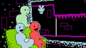 Rating: Safe Score: 0 Tags: 16:9 ambiguous_gender digital_media_(artwork) e621 grandfathered_content group hi_res humanoid mot nicalis not_furry pixel_(artwork) sitting unknown_species video_games_awesome vvvvvv wallpaper widescreen User: bunchy7s
