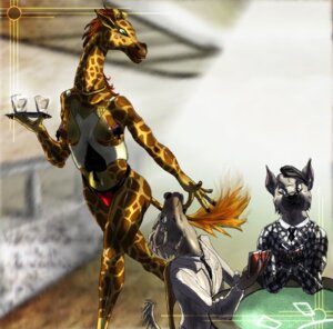 Rating: Questionable Score: 0 Tags: aardwolf accessory anthro arms_bent arms_on_table breasts brown_body brown_fur card card_game card_hand clothed clothing clubs_(suit) e621 elbows_on_table felixspeagel female fingers fur furniture gambling gaming giraffe giraffid green_eyes grey_eyes group hair holding_card holding_object hooved_fingers hooves horn hyena inside long_neck looking_back male mammal necktie nipples ossicone partially_clothed playing_card poker poker_table purple_nipples shirt short_hair simple_background smile spades_(suit) spotted_hyena suit_symbol table tail tail_tuft topwear tuft waiter walking User: bunchy7s