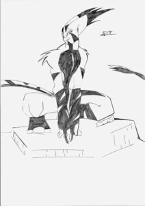 Rating: Safe Score: 0 Tags: anthro e621 felid jonas-lion lion male mammal monochrome outside pantherine sketch solo User: bunchy7s
