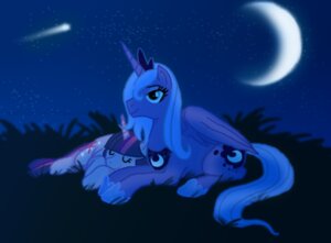 Rating: Safe Score: 0 Tags: blue_body blue_feathers cartoonlion comet_(celestial_object) cool_colors cuddling cutie_mark detailed_background duo e621 equid equine eyes_closed feathered_wings feathers female feral friendship_is_magic fur hair hasbro horn mammal moon multicolored_hair my_little_pony mythological_creature mythological_equine mythology night outside princess_luna_(mlp) purple_body purple_fur purple_hair romantic romantic_ambiance sky sleeping star starry_sky tail twilight_sparkle_(mlp) two_tone_hair unicorn winged_unicorn wings User: bunchy7s