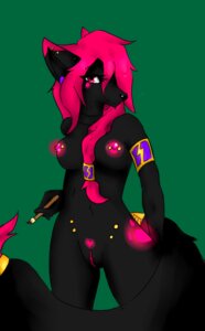 Rating: Explicit Score: 0 Tags: anthro big_breasts breasts brush canid canine canis claws digital_media_(artwork) e621 female fluffy fluffy_tail footprint genitals glowing green_background hair heart_symbol hot_pink mammal neon nipple_piercing nipples nude paintbrush pawprint piercing pink_eyes pink_glow pink_hair ring seductive seren_leona_sierra serentheneonwolf simple_background solo tail tattoo vulva wolf User: bunchy7s