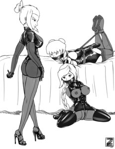 Rating: Explicit Score: 0 Tags: 3girls avatar_the_last_airbender azula bondage bondage_gear breasts clothing female female_only femdom gag hacker90 high_heels human latex mai_(avatar) medium_breasts monochrome multiple_females multiple_girls nipples rule34 smooth_skin stockings tagme ty_lee User: bunchy7s