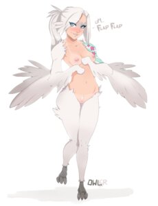 Rating: Explicit Score: 0 Tags: avian barbell_piercing blue_eyes breasts e621 european_mythology eyebrow_barbell eyebrow_piercing eyeshadow facial_piercing feathered_wings feathers female genitals greek_mythology hair harpy howler_(character) humanoid labret_piercing lip_piercing long_hair makeup monster_girl_(genre) mythological_avian mythological_creature mythology navel nipple_barbell nipple_piercing nipples nude open_mouth owler piercing simple_background smile solo standing suntan tan_body tan_line tan_skin vulva white_hair winged_humanoid wings User: bunchy7s