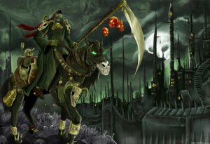 Rating: Safe Score: 0 Tags: ambiguous_gender bell bone duo e621 equid equine feral glowing glowing_eyes heroes_of_might_and_magic heroes_of_might_and_magic_5 horse looking_at_viewer magic_user male mammal melee_weapon might_and_magic moon necromancer necromancer_(might_and_magic) necropolis polearm quadruped scythe shadman skull tail ubisoft undead weapon User: bunchy7s