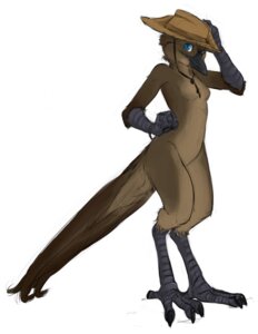 Rating: Safe Score: 0 Tags: anthro avian avian_feet beak bird blue_eyes bracelet breasts claws clothing conditional_dnp e621 feathers feet female hat hat_only headgear headgear_only headwear headwear_only hindpaw jewelry lizanne lyrebird mostly_nude non-mammal_breasts oscine passerine paws scales sefeiren solo tail tail_feathers User: bunchy7s