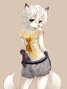 Rating: Questionable Score: 0 Tags: 3:4 anthro arctic_fox biped black_eyes black_nose bottomwear bulge canid canine chest_tuft clothed clothing cotora crossdressing e621 femboy fox fur hair heart_symbol looking_at_viewer male mammal short_hair shorts solo standing tail true_fox tuft white_body white_fur white_hair young young_anthro young_male User: bunchy7s
