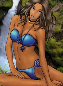 Rating: Questionable Score: 0 Tags: avatar_the_last_airbender bikini breasts brown_hair dark-skinned_female dark_skin female female_only human jenkristo katara rule34 small_breasts solo straight_hair swimsuit tagme User: bunchy7s