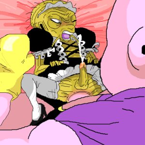 Rating: Explicit Score: 0 Tags: babidi buggery color crossdressing dragon_ball dragon_ball_z fat_buu gay interspecies majin_buu male male_only multiple_males rule34 sex size_difference smooth_skin yaoi User: bunchy7s