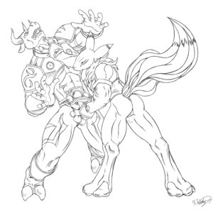 Rating: Explicit Score: 0 Tags: alternate_form anthro anthro_on_anthro ballbusting balls bandai_namco bovid bovine canid canine cock_and_ball_torture competition digimon digimon_(species) duo e621 female fight fur genital_torture genitals male mammal monochrome renamon sexual_competition sexual_fight simple_background tail vajramon violence white_background xkoshiji User: bunchy7s