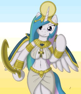Rating: Safe Score: 0 Tags: accessory ankh anthro anthrofied armband armor bracelet breasts circlet cleavage clothed clothing crown e621 egyptian egyptian_clothing egyptian_headdress equid equine feathered_wings feathers female friendship_is_magic furgonomics girdle gold_(metal) gold_jewelry hair hasbro headdress headgear headwear horn jewelry long_hair looking_at_viewer mammal melee_weapon my_little_pony mythological_creature mythological_equine mythology navel necklace princess princess_celestia_(mlp) radiant_crown royalty seshed_circlet shendyt solo sword tg-0 tiara uraeus usekh weapon white_body white_feathers wing_armor winged_unicorn wings User: bunchy7s