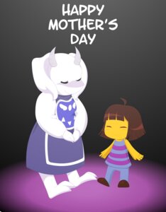 Rating: Safe Score: 0 Tags: age_difference ambiguous_gender anthro barefoot boss_monster_(undertale) bovid caprine child claws clothed clothing digital_media_(artwork) duo e621 english_text eyes_closed feet female frisk_(undertale) fur hi_res hindpaw holiday_message holidays human larger_female mammal mother's_day paws size_difference smaller_ambiguous technijui text toriel undertale undertale_(series) white_body white_fur young User: bunchy7s