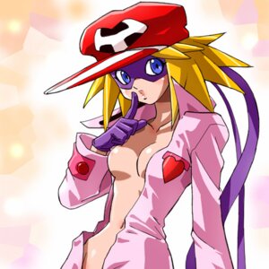 Rating: Questionable Score: 0 Tags: 1girls ai_kaminari artist_request blonde_hair blush breasts cleavage clothing female hat human jumpsuit light-skinned_female light_skin looking_at_viewer lowres mask rule34 short_hair small_breasts solo time_bokan_(series) yatterman User: bunchy7s