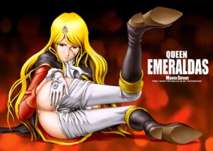 Rating: Explicit Score: 0 Tags: 1girls ass blonde_hair boots breasts cameltoe curvaceous emeraldas female galaxy_express_999 gloves green_eyes large_breasts leijiverse light-skinned_female light_skin long_hair looking_at_viewer mania_street pants pants_down presenting_hindquarters pussy queen_emeraldas rule34 scar solo space_pirate_captain_harlock User: bunchy7s
