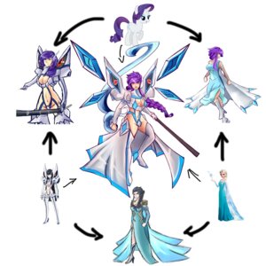 Rating: Safe Score: 0 Tags: 1:1 absurd_res black_hair breasts checkerboardazn cleavage clothed clothing crossover disney e621 elsa_(frozen) equid equine female friendship_is_magic frozen_(disney) fusion group hair hasbro hexafusion hi_res horn human junketsu kamui_(kill_la_kill) kill_la_kill mammal melee_weapon my_little_pony mythological_creature mythological_equine mythology official_art ponytail purple_hair rarity_(mlp) reference_image satsuki_kiryuin simple_background studio_trigger sword unicorn weapon white_background User: bunchy7s