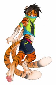 Rating: Safe Score: 0 Tags: 2013 anthro asian_mythology bottomwear clothing demicoeur digital_media_(artwork) e621 east_asian_mythology felid fur japanese_mythology kyren_graves male mammal multi_tail mythology nekomata orange_body orange_fur pantherine pawpads paws pupils shorts simple_background slit_pupils solo stripes tail tiger topwear vest white_background yellow_eyes yokai User: bunchy7s