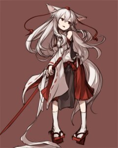 Rating: Safe Score: 0 Tags: 4:5 animal_humanoid armwear asian_clothing asian_mythology bare_shoulders bottomwear brown_background canid canid_humanoid canine canine_humanoid canis clothing detached_sleeves e621 east_asian_clothing east_asian_mythology female footwear geta grey_hair hair hakama hat headgear headwear humanoid japanese_clothing japanese_mythology katana legwear long_hair mammal mammal_humanoid melee_weapon miko_outfit momiji_inubashiri mythology red_eyes sandals shoes sigure_(drizzle) simple_background socks socks_with_sandals solo sword tabi_socks tengu tokin_hat touhou weapon white_clothing white_legwear wolf wolf_humanoid wolf_tail yokai User: bunchy7s
