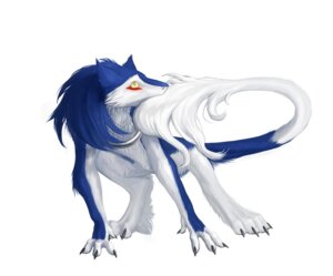 Rating: Safe Score: 0 Tags: 4_fingers 4_toes all_fours ambiguous_gender bite blood_warpaint blue_body blue_fur claws collar e621 feet feral fingers front_view fur looking_at_viewer mammal markus_(dowantanaccount) quadruped sergal shiniwulf simple_background solo tail tail_tuft toes tuft white_background white_body white_fur wide_eyed yellow_eyes User: bunchy7s