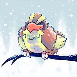 Rating: Safe Score: 0 Tags: 1:1 ambiguous_gender avian beak bird branch claws e621 eyes_closed feathered_wings feathers feet feral fluffy generation_1_pokemon happy in_tree nintendo on_branch outside pidgey plant pokemon pokemon_(species) simple_background smile snow snowing solo talons the-chu toes tree wings User: bunchy7s
