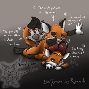 Rating: Explicit Score: 0 Tags: 1:1 anal anal_penetration anthro blonde_hair bodily_fluids canid canine clothing dialogue dmilesfox duo e621 english_text erection father_(lore) fox from_behind_position fur genitals hair hat headgear headwear hi_res incest_(lore) lying male male/male male_penetrated male_penetrating male_penetrating_male mammal on_front orange_body orange_fur parent_(lore) penetration penis renart_(renart_le_renard) reynard_the_fox sex son_(lore) stated_incest tail tears text tongue young young_anthro User: bunchy7s